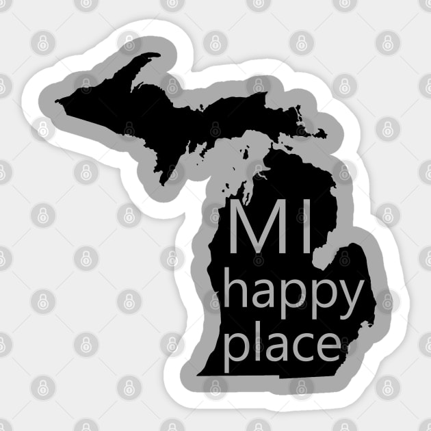 MI Happy Place Sticker by DJV007